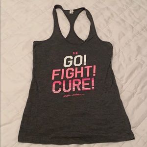 Under armour - “go fight cure” tank top